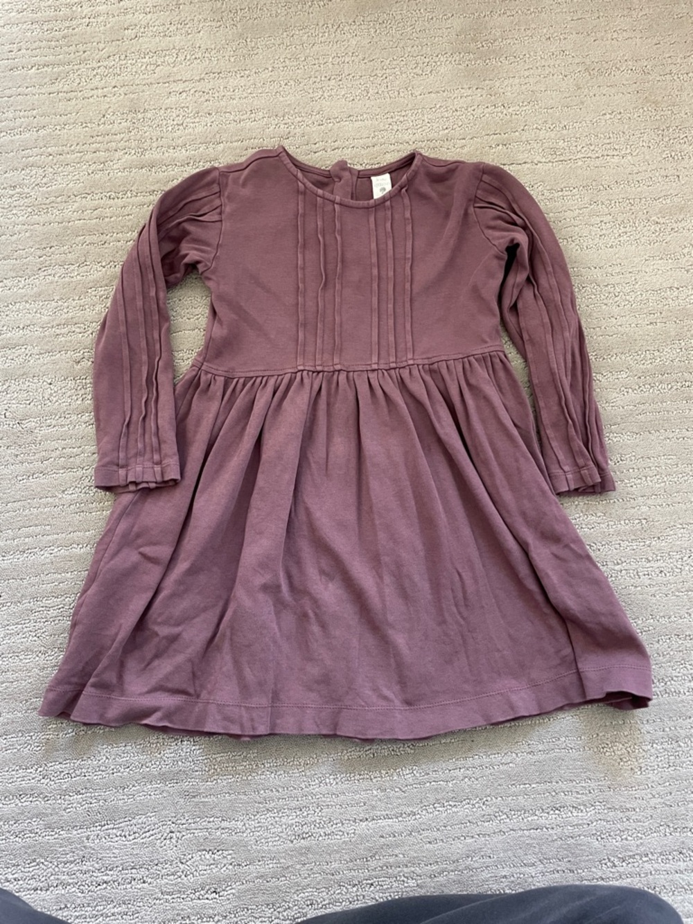 *5 for *25* kate quinn 5T purple Long Sleeve Pintuck Dress